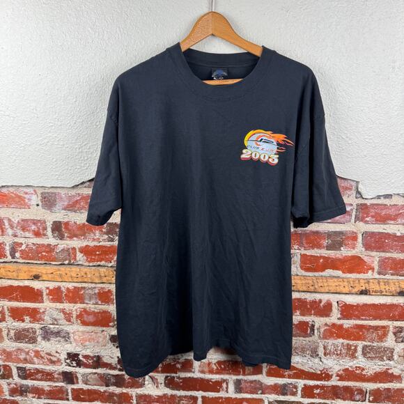 Vintage Dale Earnhardt Jr Shirt Size XL Black Short Sleeve Club E Jr NASCAR Y2K - Picture 1 of 7